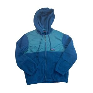 Patagonia Women's Microdini‎ Full Zip Hoody Jacket Blue Teal Fleece Size XS NWOT